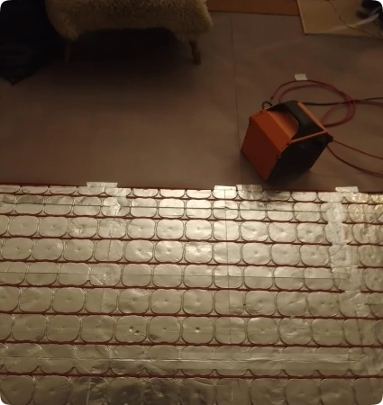 Elektrische vloerverwarming